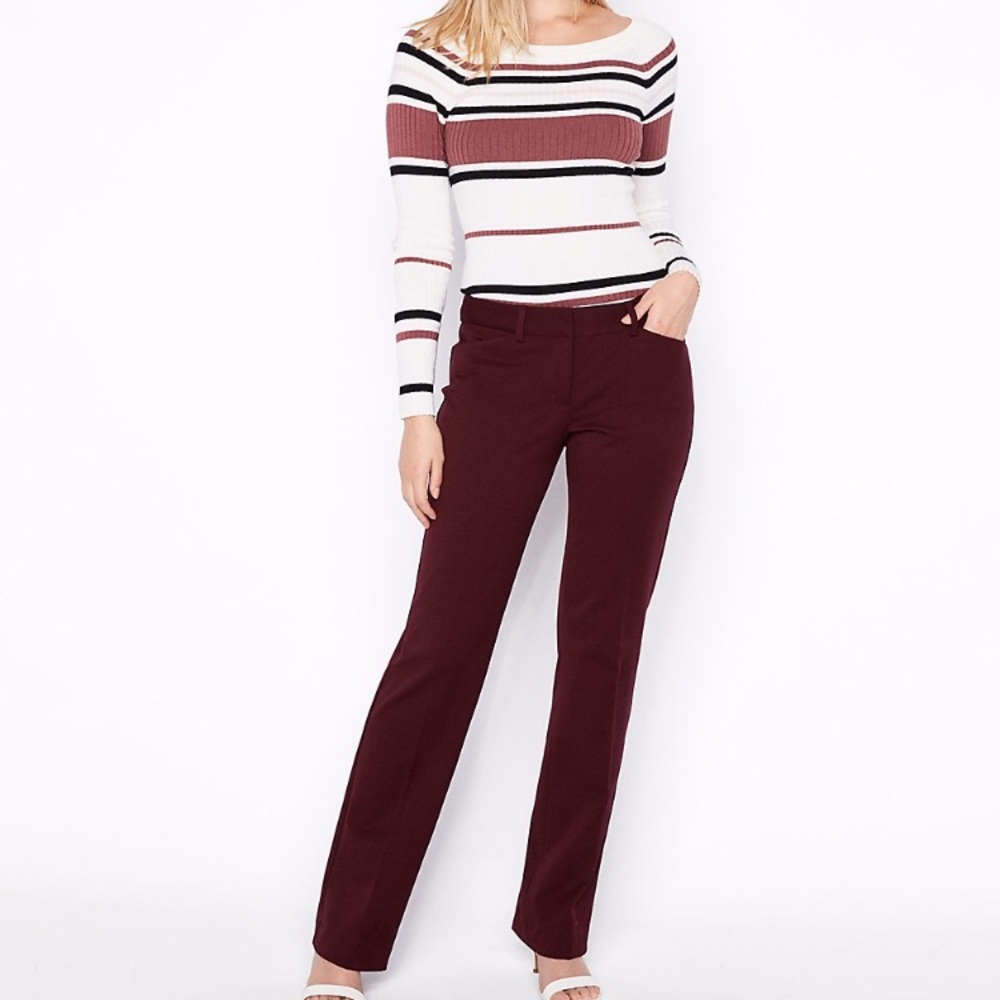 EXPRESS EDITOR PANTS DARK BROWN🌟 Trousers